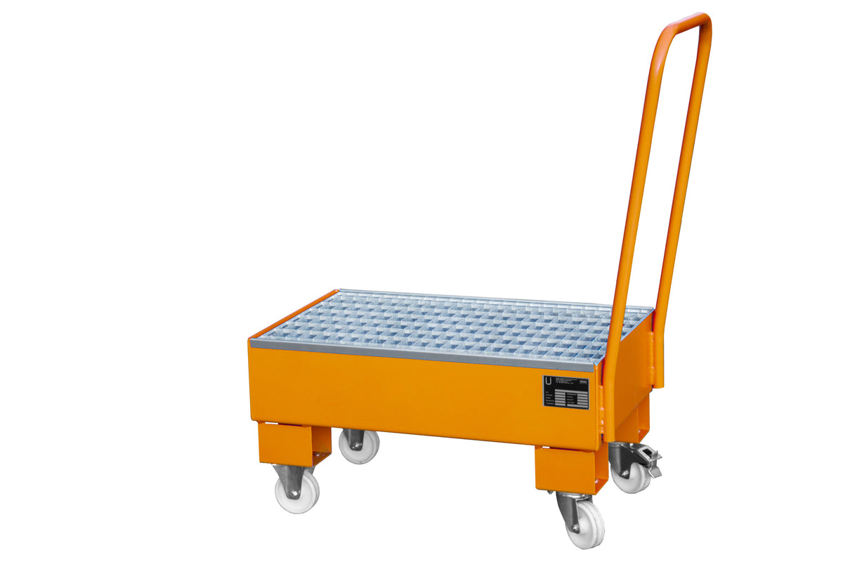 Bauer® Fahrbare Auffangwanne AW 60-1 SR gelb