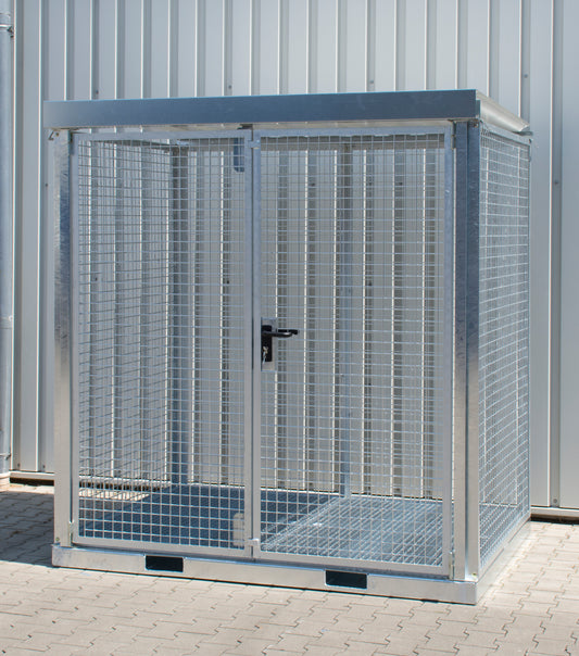 Gasflaschencontainer GFC-E/G M2, feuerverzinkt