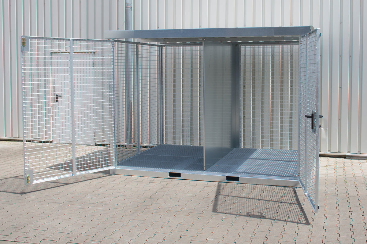 Gasflaschencontainer GFC-E/G M5, feuerverzinkt