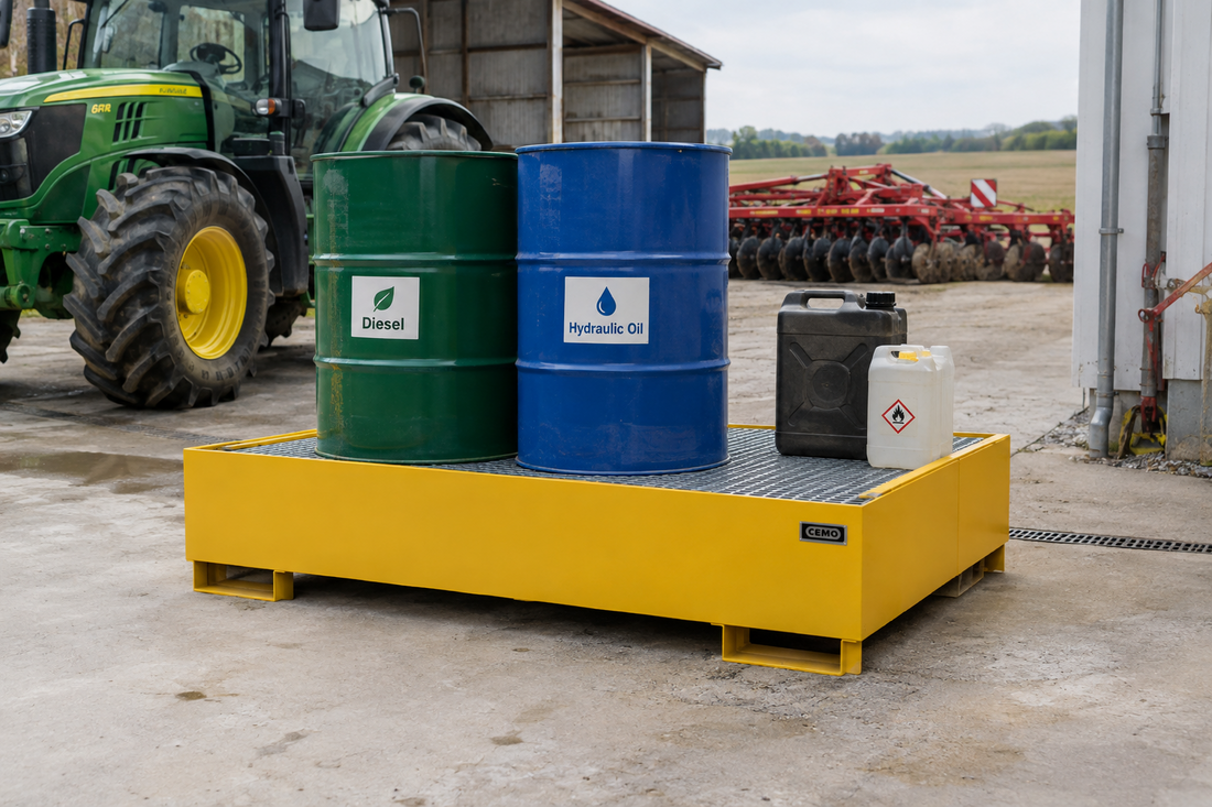 Auffangwannen für die Landwirtschaft