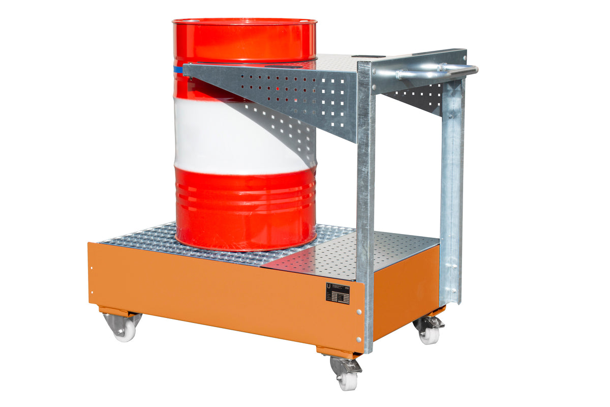 Bauer® Fahrbare Auffangwanne LPW 200-4 gelb