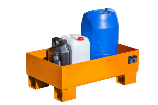 Bauer® Auffangwanne AW 60-1 – 2 x 60-l-Fässer gelb