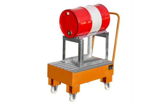 Bauer® Fahrbare Auffangwanne AW 60-1 SRF gelb