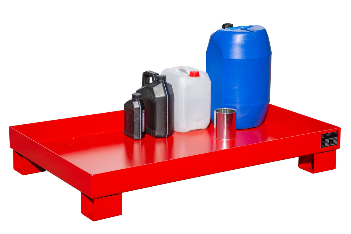 Auffangwanne für Kleingebinde AW 60-3  rot