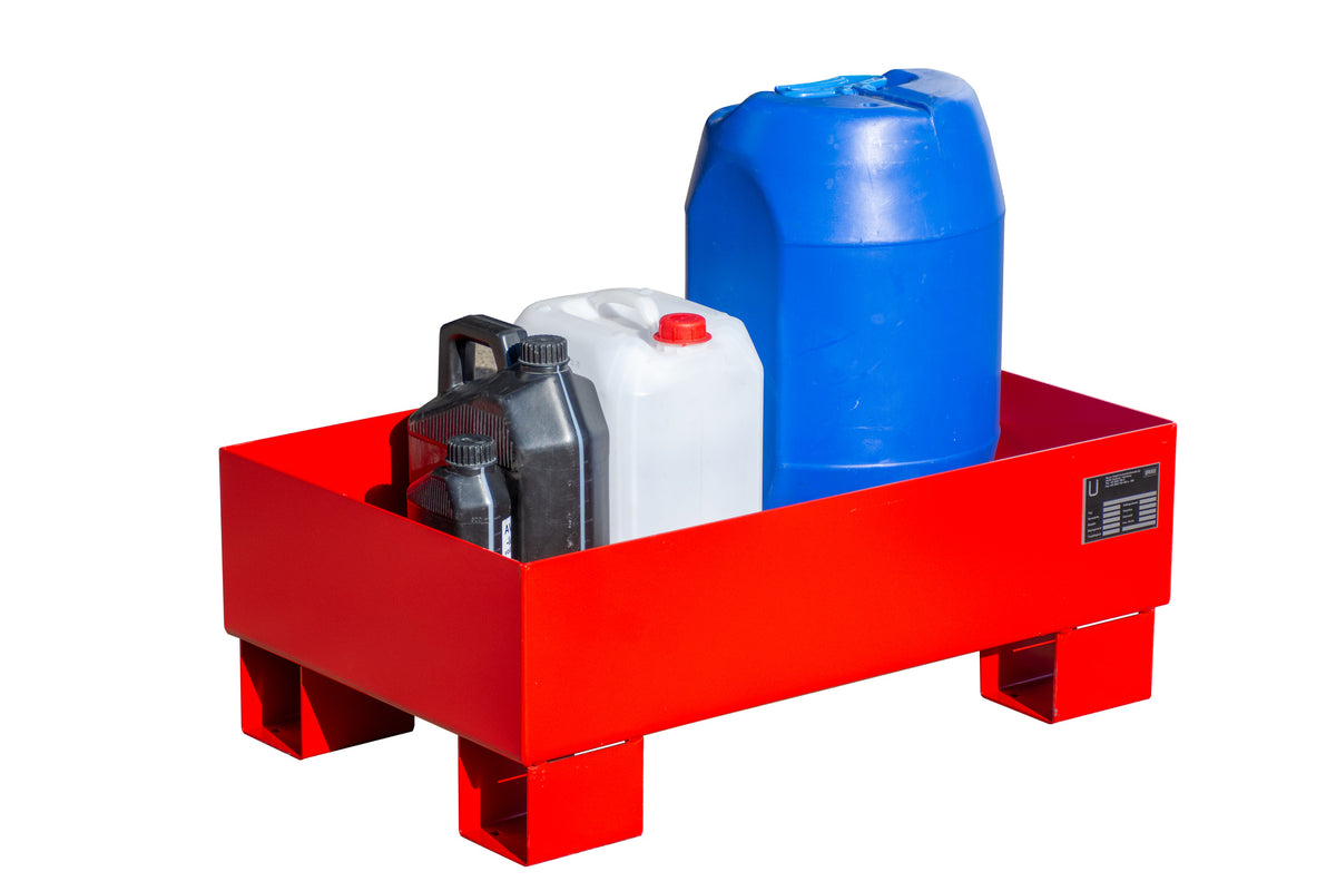 Bauer® Auffangwanne AW 60-1 – 2 x 60-l-Fässer rot