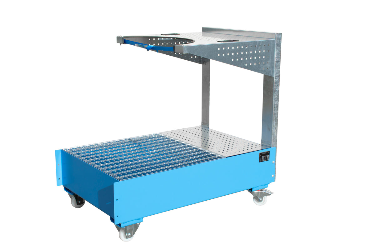 Bauer® Fahrbare Auffangwanne LPW 200-4 blau-1