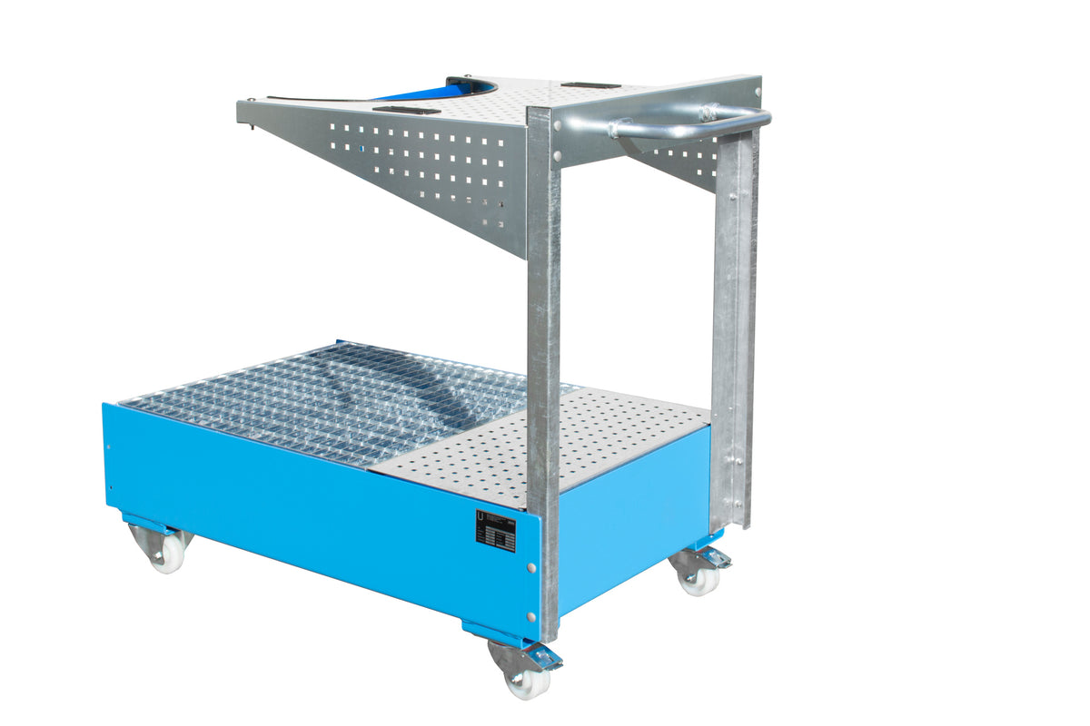 Bauer® Fahrbare Auffangwanne LPW 200-4 blau