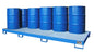 Bauer® Auffangwanne AW 10 – bis 10 x 200-l-Fässer blau