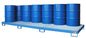 Bauer® Auffangwanne AW 12 – bis 12 x 200-l-Fässer blau