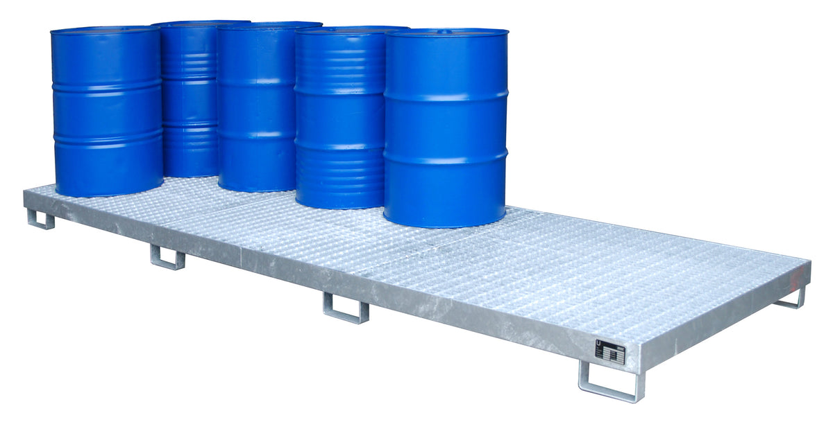 Bauer® Auffangwanne AW 12 – bis 12 x 200-l-Fässer verz.