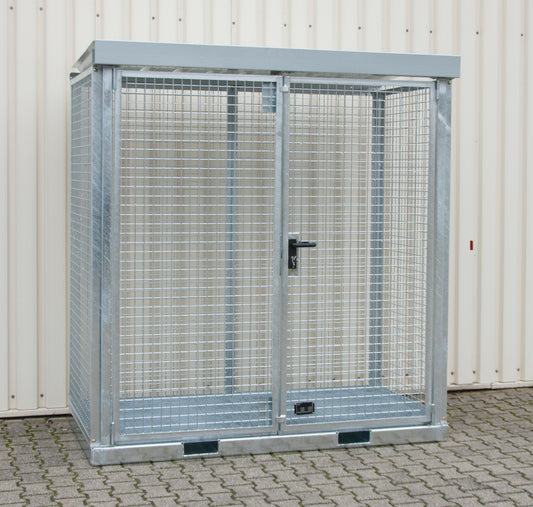 Gasflaschencontainer GFC-E/G M1, feuerverzinkt