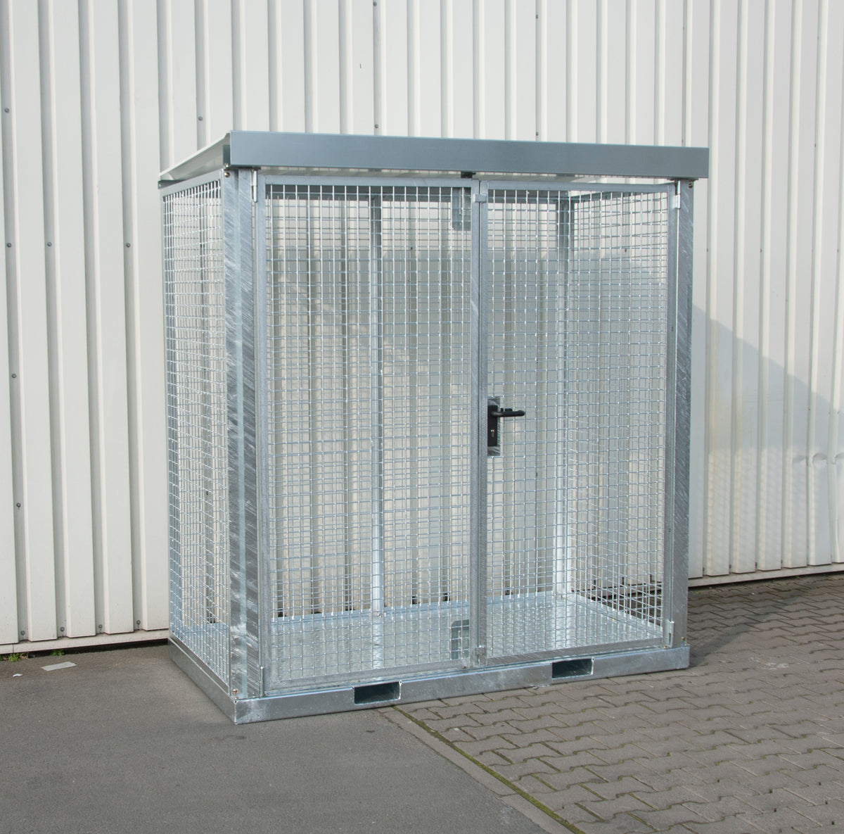 Gasflaschencontainer GFC-E/T M1, feuerverzinkt