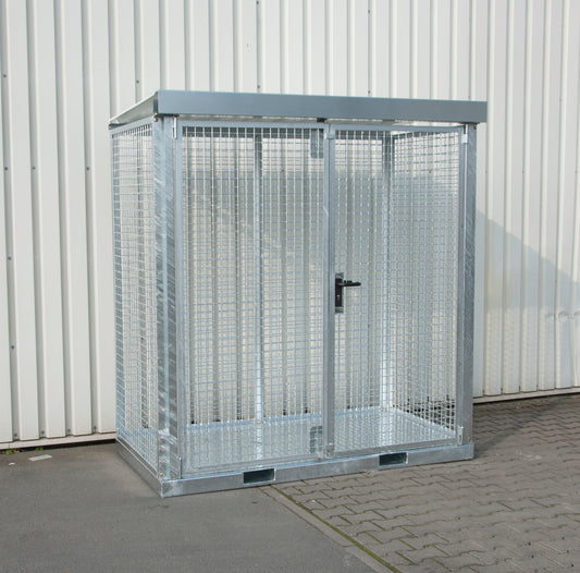 Gasflaschencontainer GFC-E/T M1, feuerverzinkt