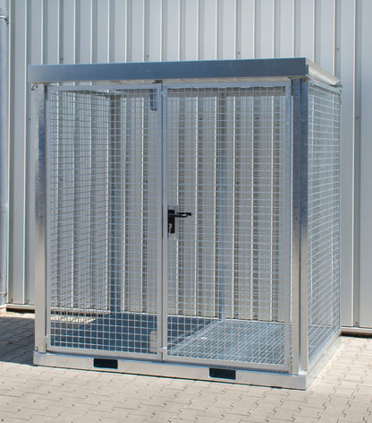 Gasflaschencontainer GFC-E/G M2, feuerverzinkt