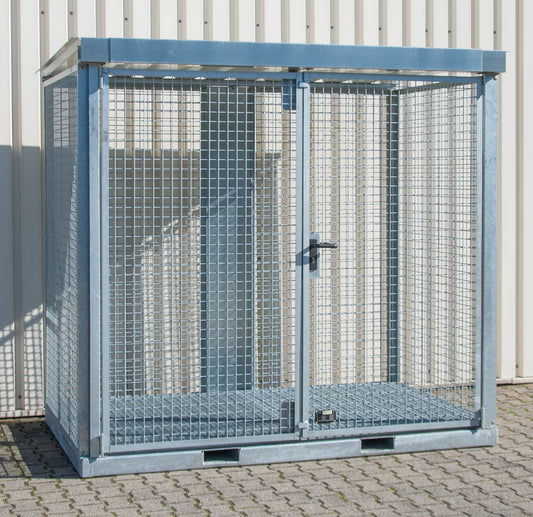 Gasflaschencontainer GFC-E/G M3, feuerverzinkt