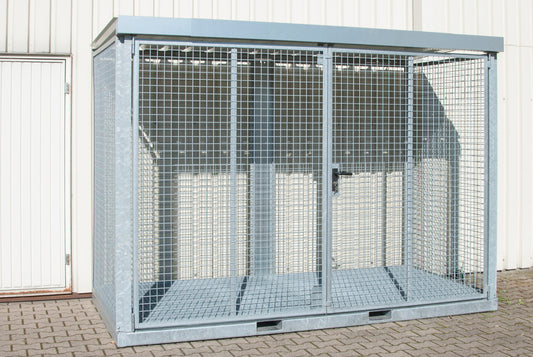 Gasflaschencontainer GFC-E/G M4, feuerverzinkt