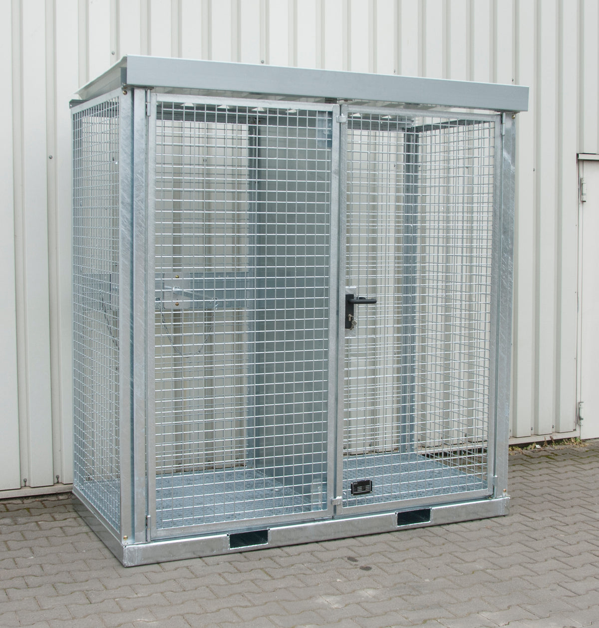 Gasflaschencontainer GFC-E/G M2, feuerverzinkt