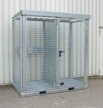 Gasflaschencontainer GFC-E/G M2, feuerverzinkt