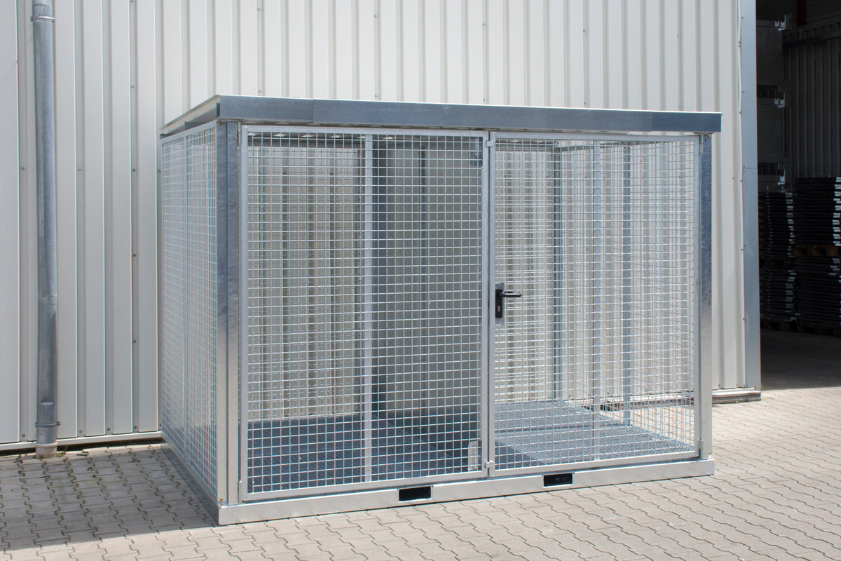 Gasflaschencontainer GFC-E/G M5, feuerverzinkt