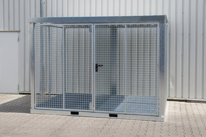 Gasflaschencontainer GFC-E/G M5, feuerverzinkt