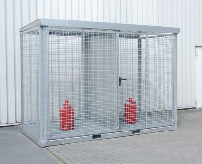 Gasflaschencontainer GFC-E/G M4, feuerverzinkt