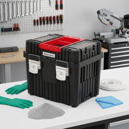 Havarie-Set Werkstatt – 10 kg Ölbindemittel, Saugtücher & Schutzhandschuhe